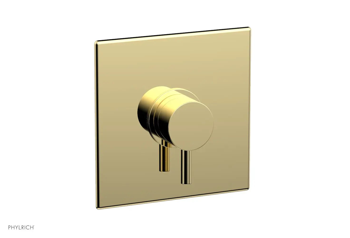 Phylrich BASIC II Pressure Balance Square Shower Plate & Lever Handle Trim by Phylrich