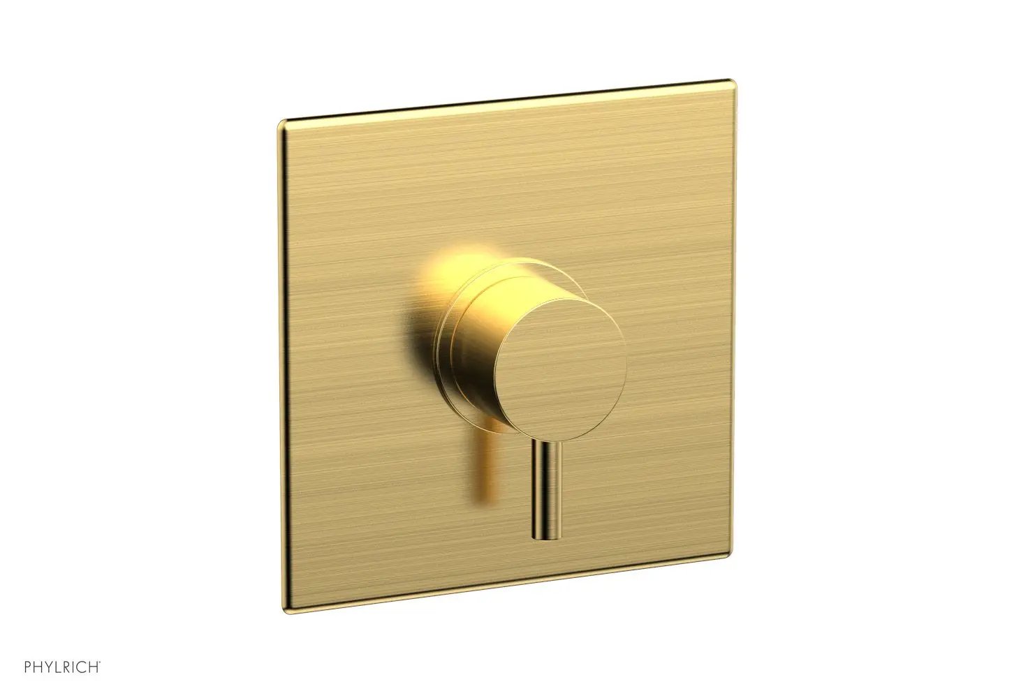 Phylrich BASIC II 3/4" Thermostatic Square Shower Trim, Lever Handle by Phylrich