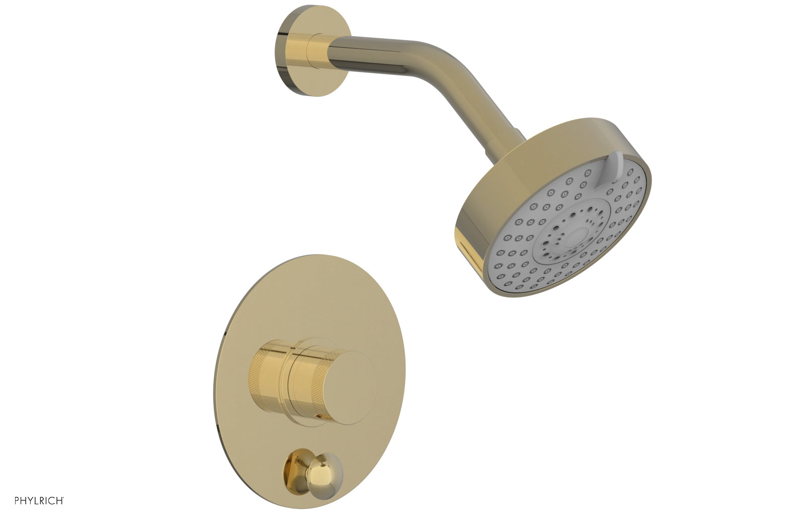 Phylrich BASIC II Pressure Balance Shower and Diverter Set (Less Spout)