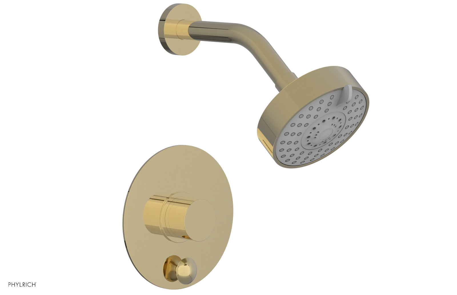 Phylrich BASIC II Pressure Balance Shower and Diverter Set (Less Spout)