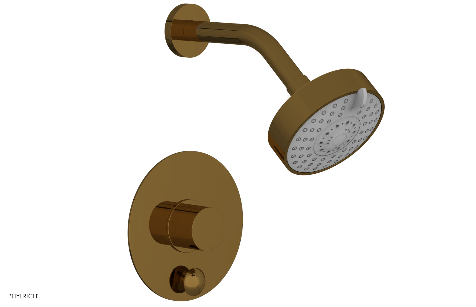 Phylrich BASIC II Pressure Balance Shower and Diverter Set (Less Spout)