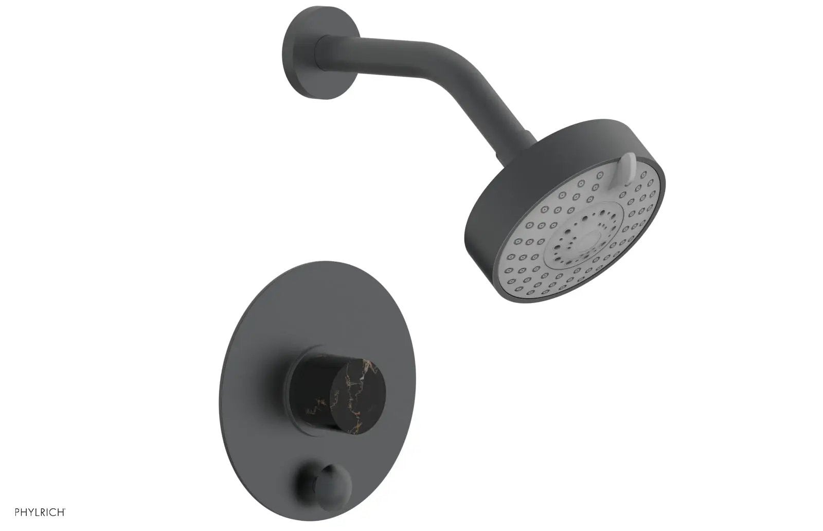 Phylrich BASIC II Pressure Balance Shower and Diverter Set (Less Spout) by Phylrich