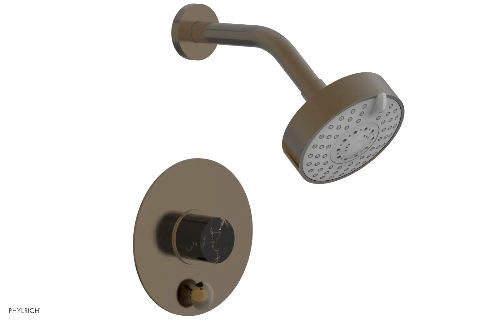 Phylrich BASIC II Pressure Balance Shower and Diverter Set (Less Spout) by Phylrich