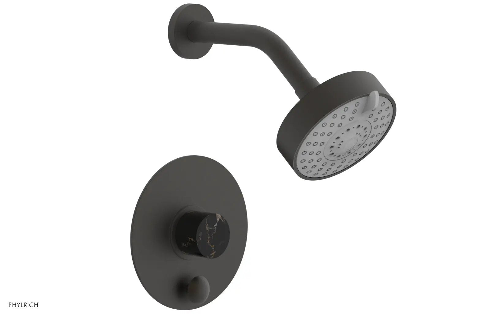Phylrich BASIC II Pressure Balance Shower and Diverter Set (Less Spout) by Phylrich