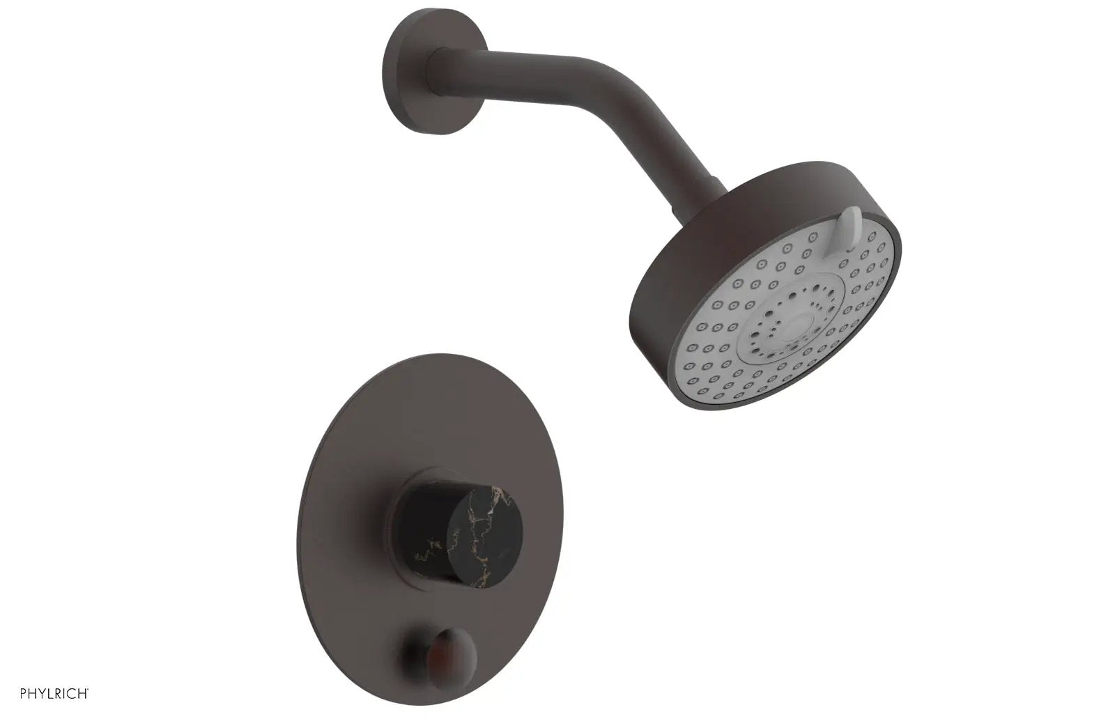 Phylrich BASIC II Pressure Balance Shower and Diverter Set (Less Spout) by Phylrich