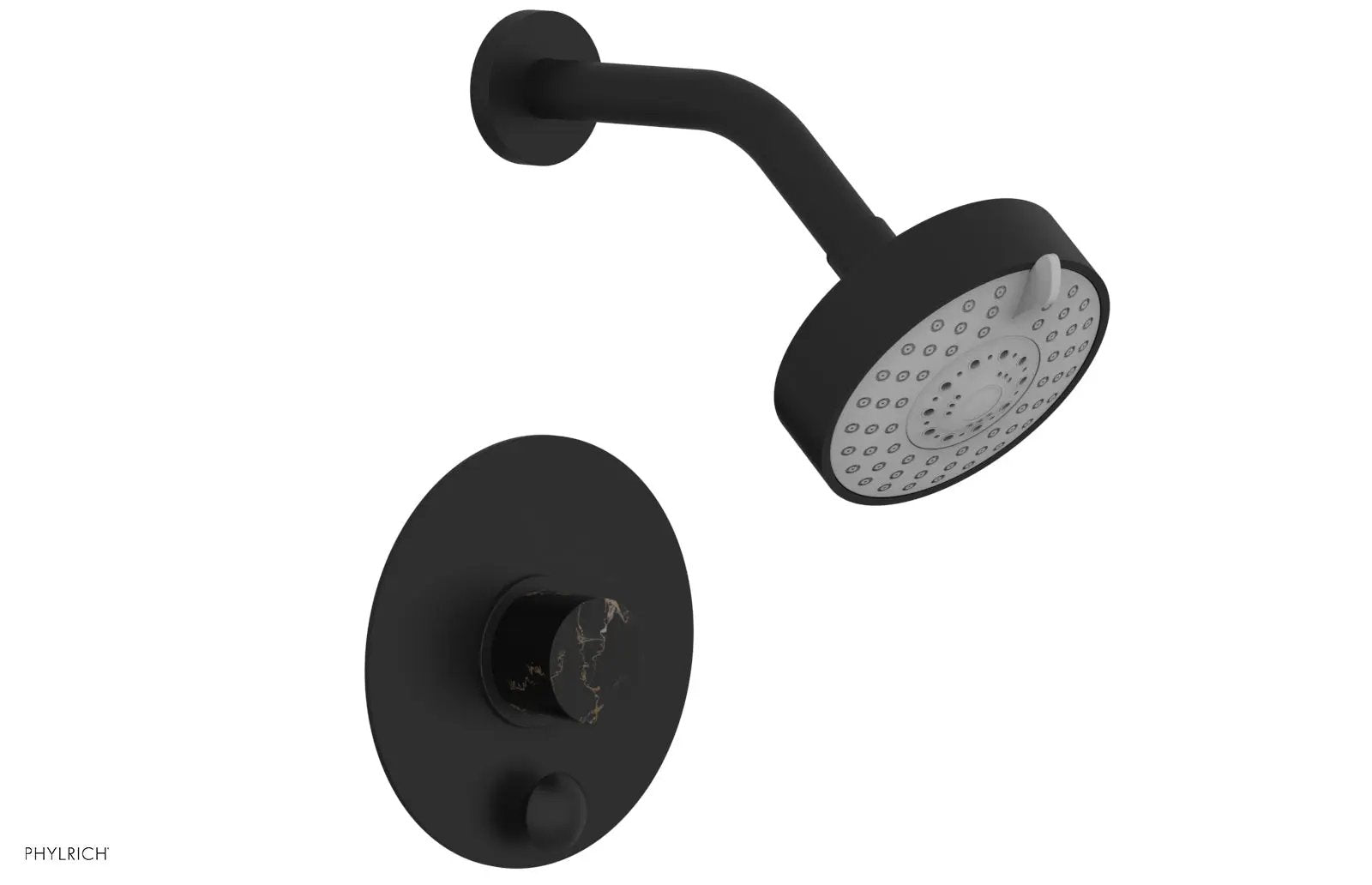 Phylrich BASIC II Pressure Balance Shower and Diverter Set (Less Spout) by Phylrich