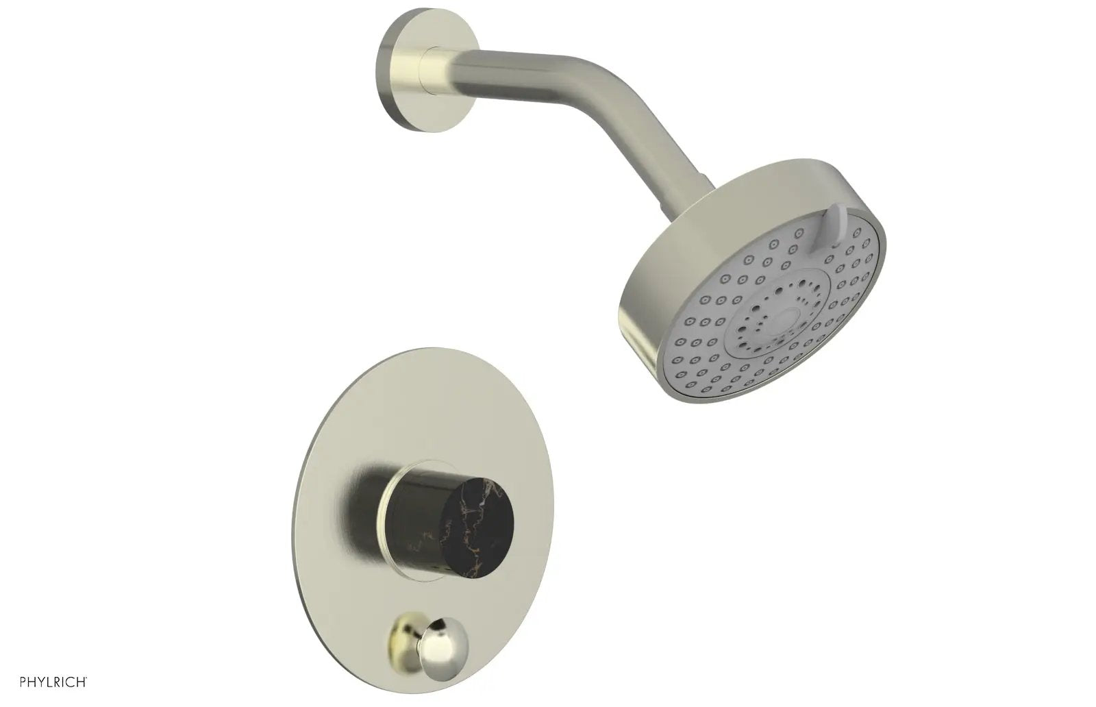 Phylrich BASIC II Pressure Balance Shower and Diverter Set (Less Spout) by Phylrich