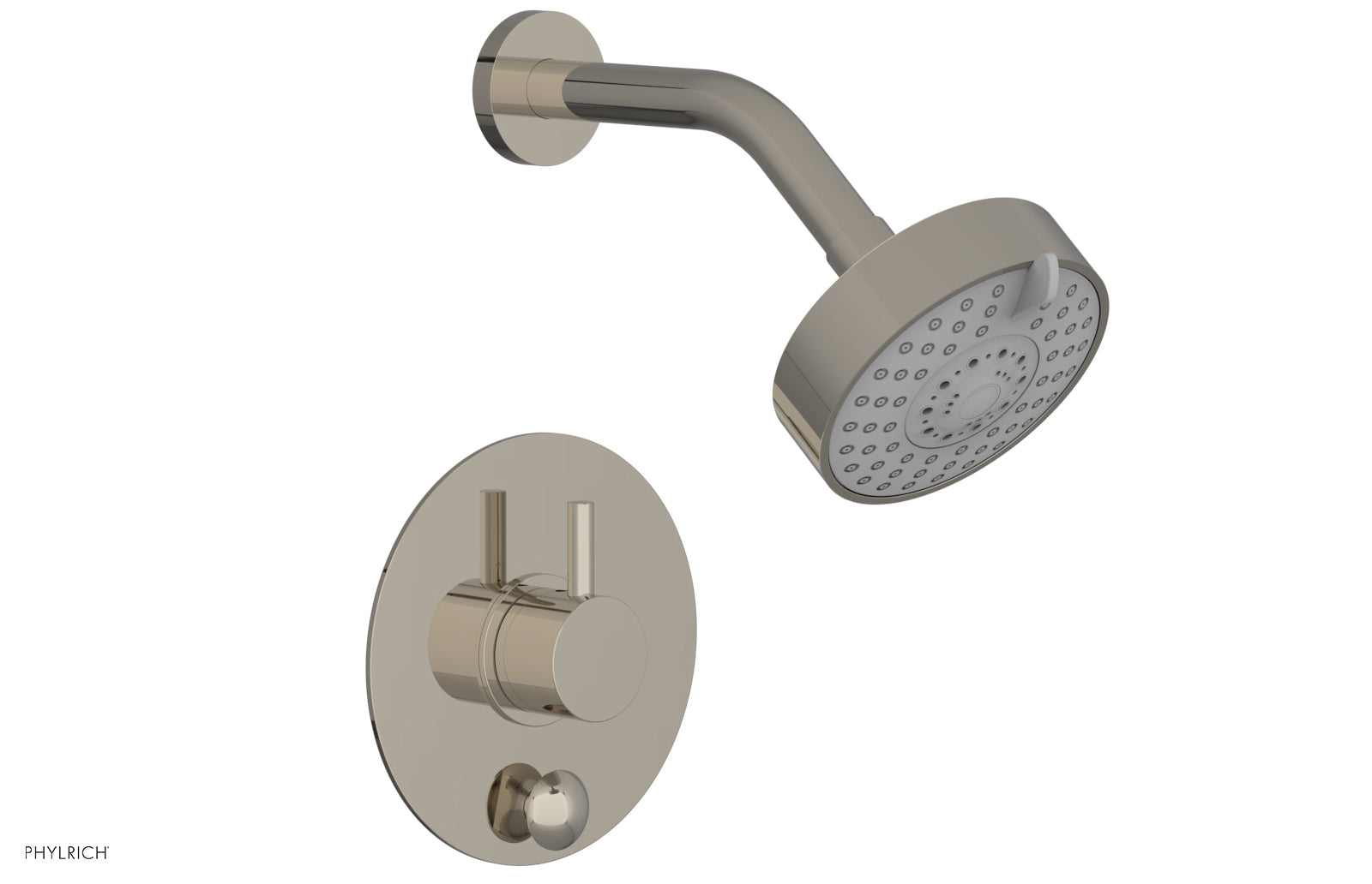 Phylrich BASIC II Pressure Balance Shower and Diverter Set (Less Spout) by Phylrich