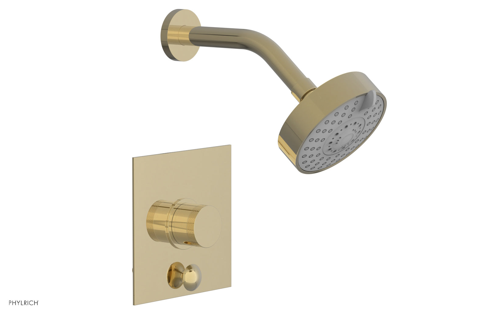 Phylrich BASIC II Pressure Balance Shower and Diverter Set (Less Spout) by Phylrich