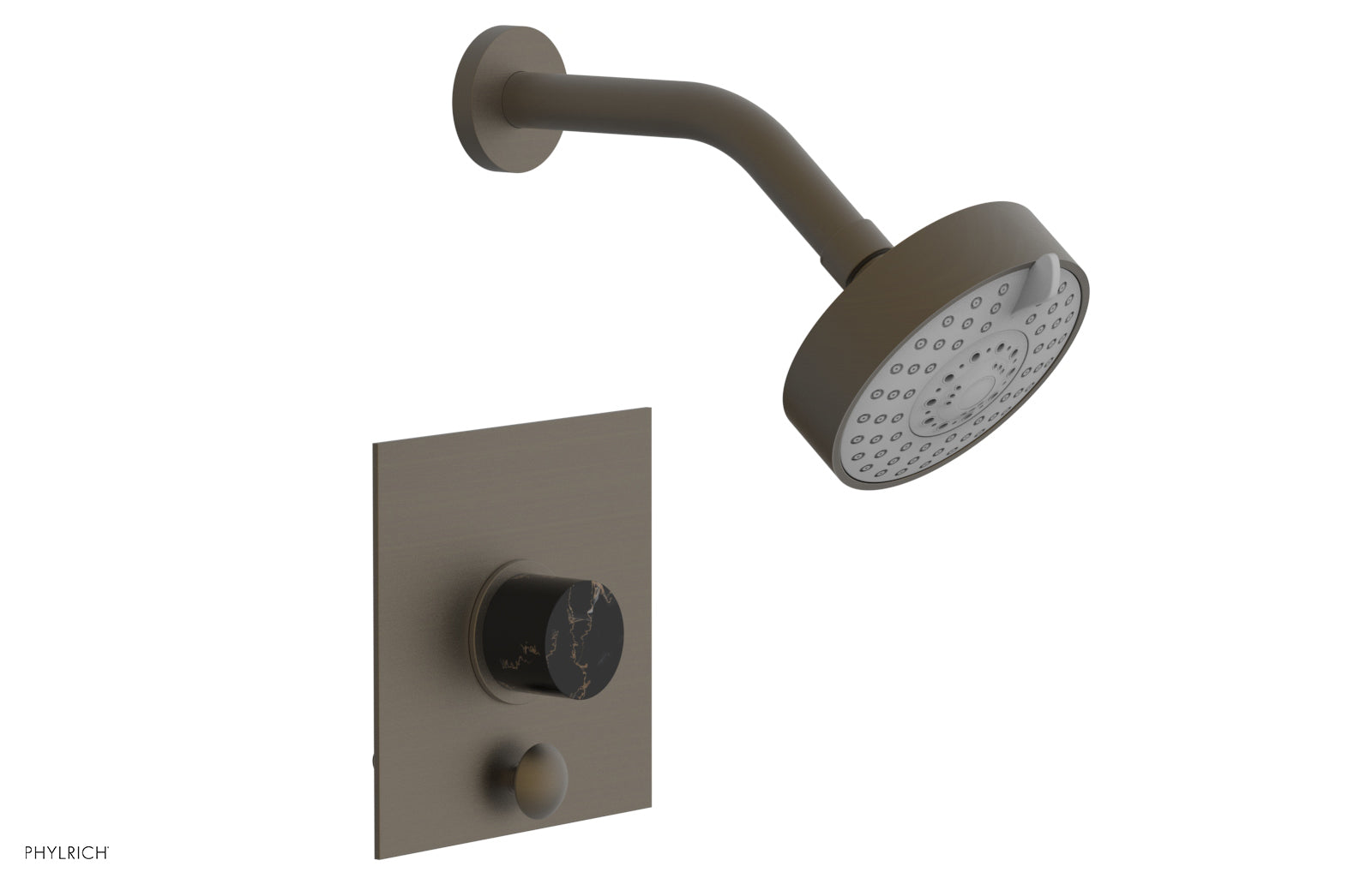 Phylrich BASIC II Pressure Balance Shower and Diverter Set (Less Spout) by Phylrich