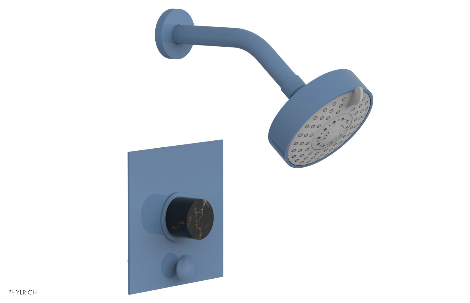 Phylrich BASIC II Pressure Balance Shower and Diverter Set (Less Spout) by Phylrich
