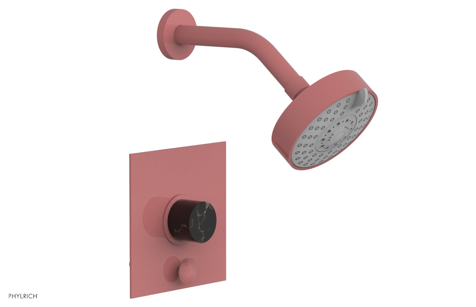Phylrich BASIC II Pressure Balance Shower and Diverter Set (Less Spout) by Phylrich