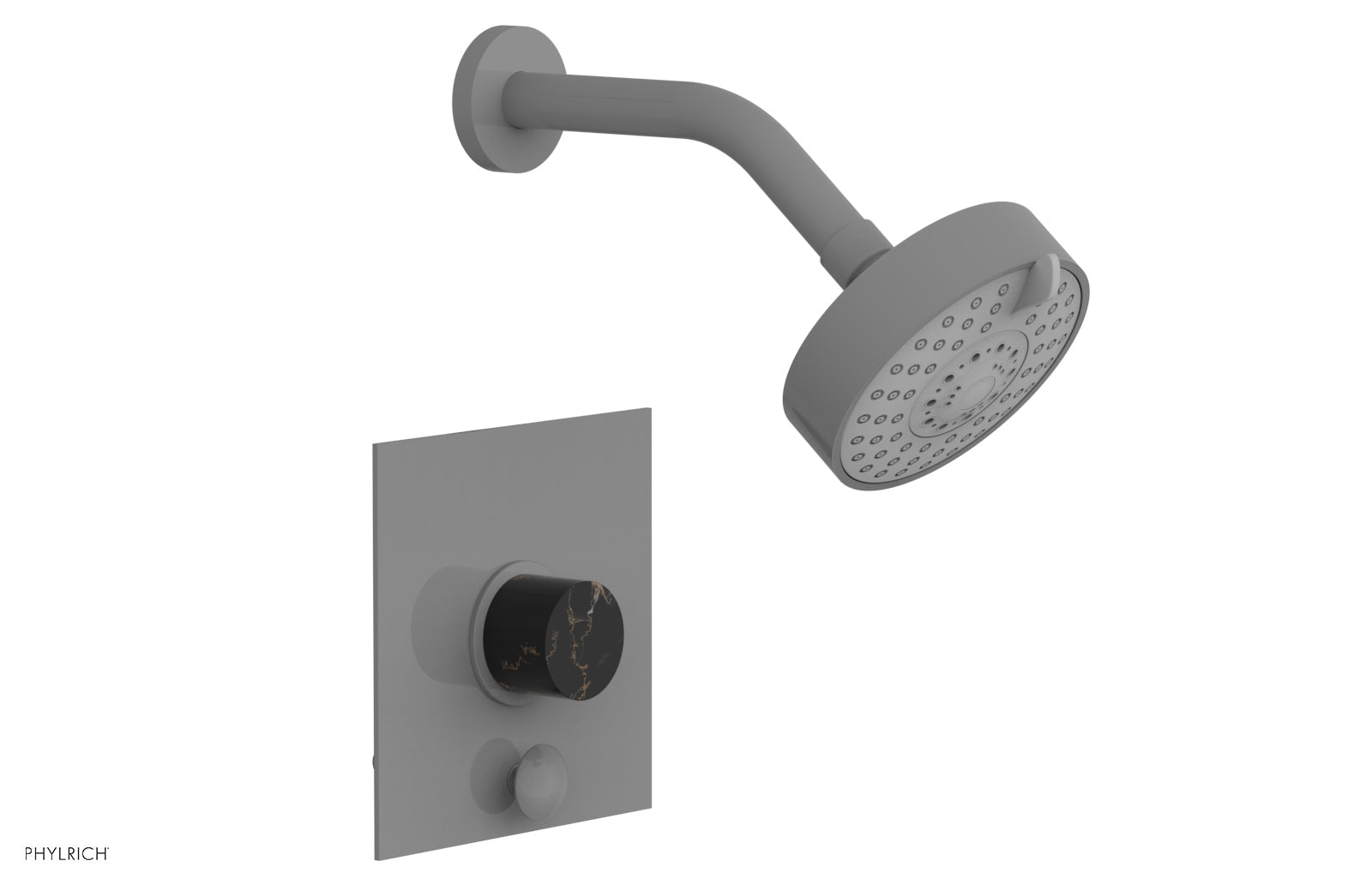 Phylrich BASIC II Pressure Balance Shower and Diverter Set (Less Spout) by Phylrich
