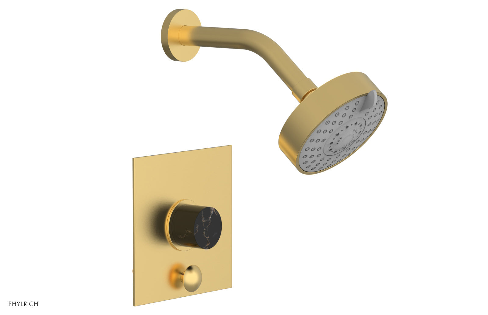Phylrich BASIC II Pressure Balance Shower and Diverter Set (Less Spout) by Phylrich