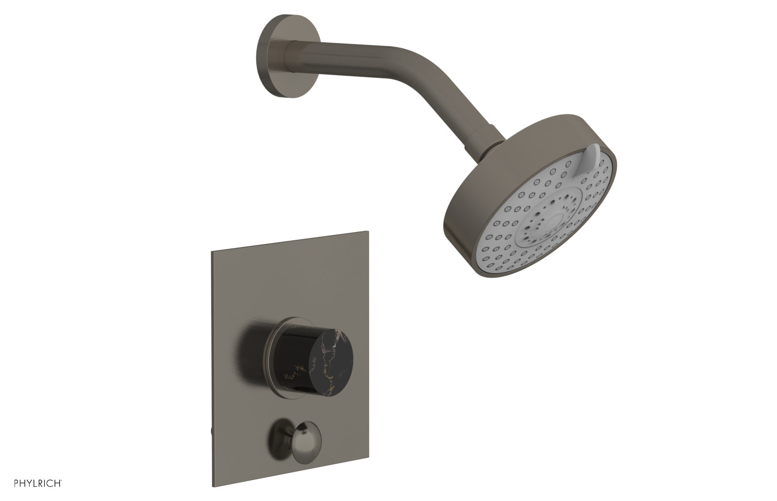 Phylrich BASIC II Pressure Balance Shower and Diverter Set (Less Spout) by Phylrich