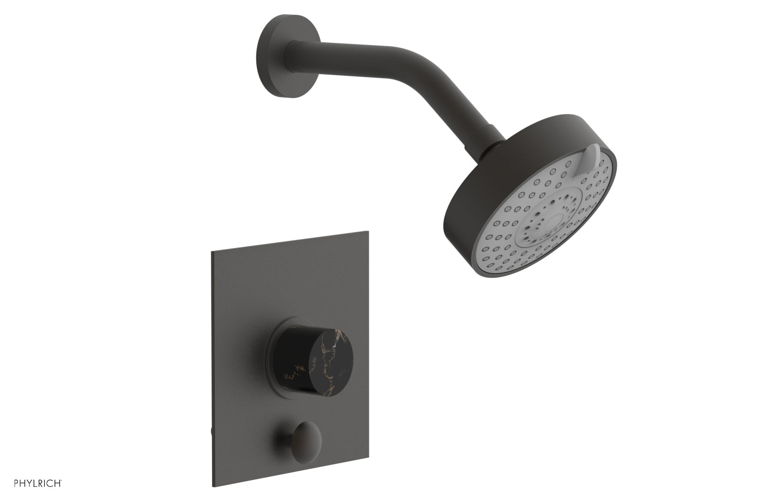 Phylrich BASIC II Pressure Balance Shower and Diverter Set (Less Spout) by Phylrich