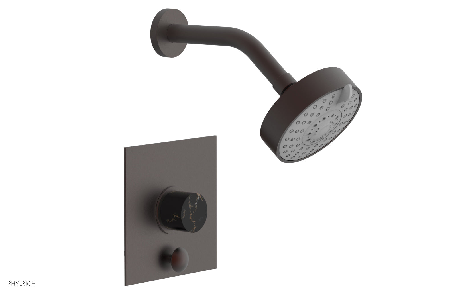 Phylrich BASIC II Pressure Balance Shower and Diverter Set (Less Spout) by Phylrich