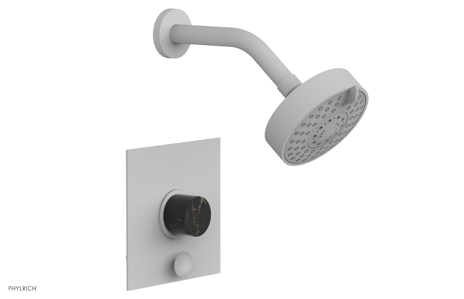 Phylrich BASIC II Pressure Balance Shower and Diverter Set (Less Spout) by Phylrich