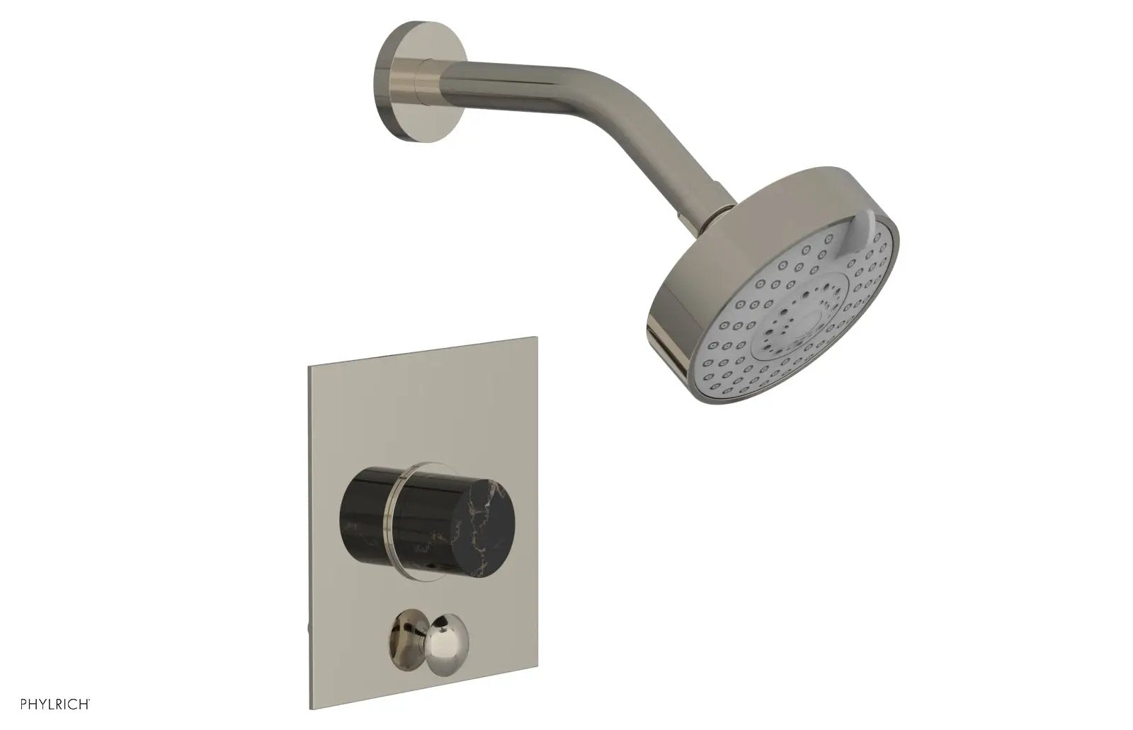 Phylrich BASIC II Pressure Balance Shower and Diverter Set (Less Spout) by Phylrich