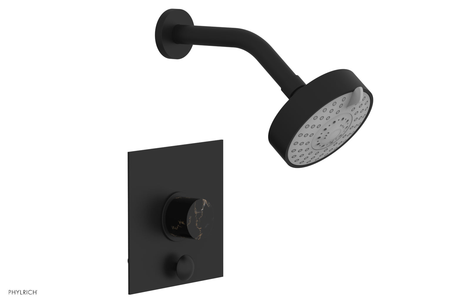 Phylrich BASIC II Pressure Balance Shower and Diverter Set (Less Spout) by Phylrich