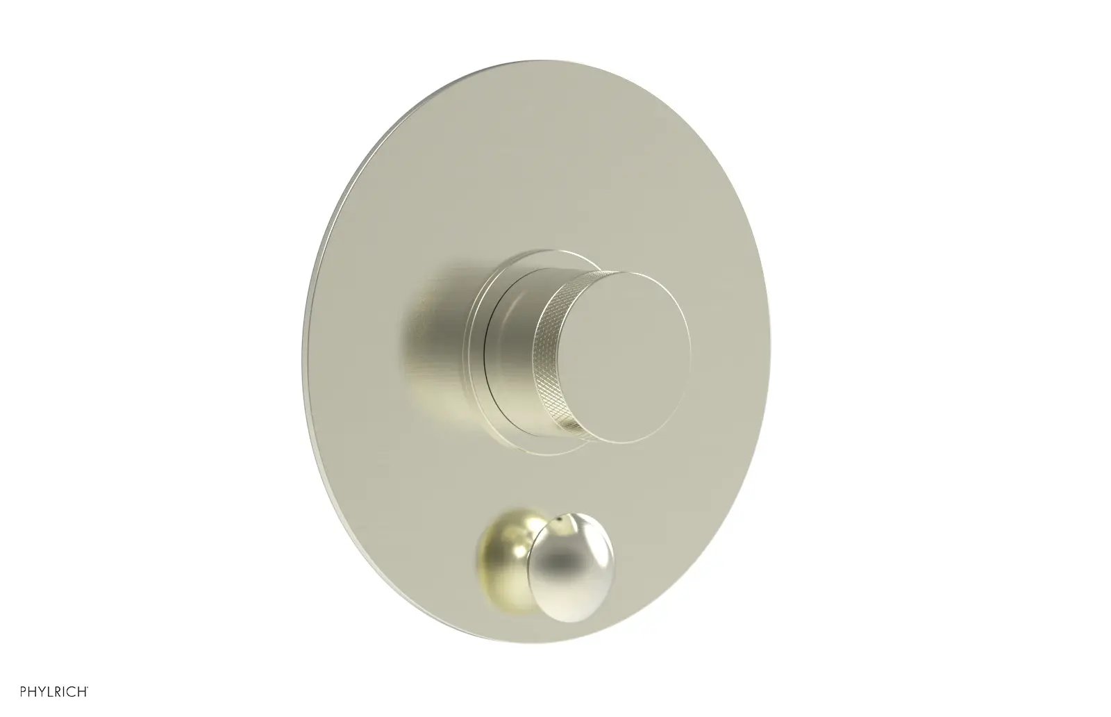 Phylrich BASIC II Pressure Balance Shower Plate with Diverter and Handle Trim Set by Phylrich