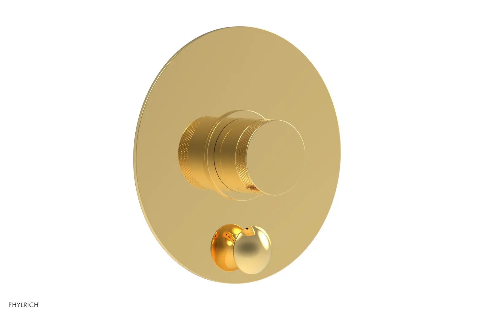 Phylrich BASIC II Pressure Balance Shower Plate with Diverter and Handle Trim Set by Phylrich