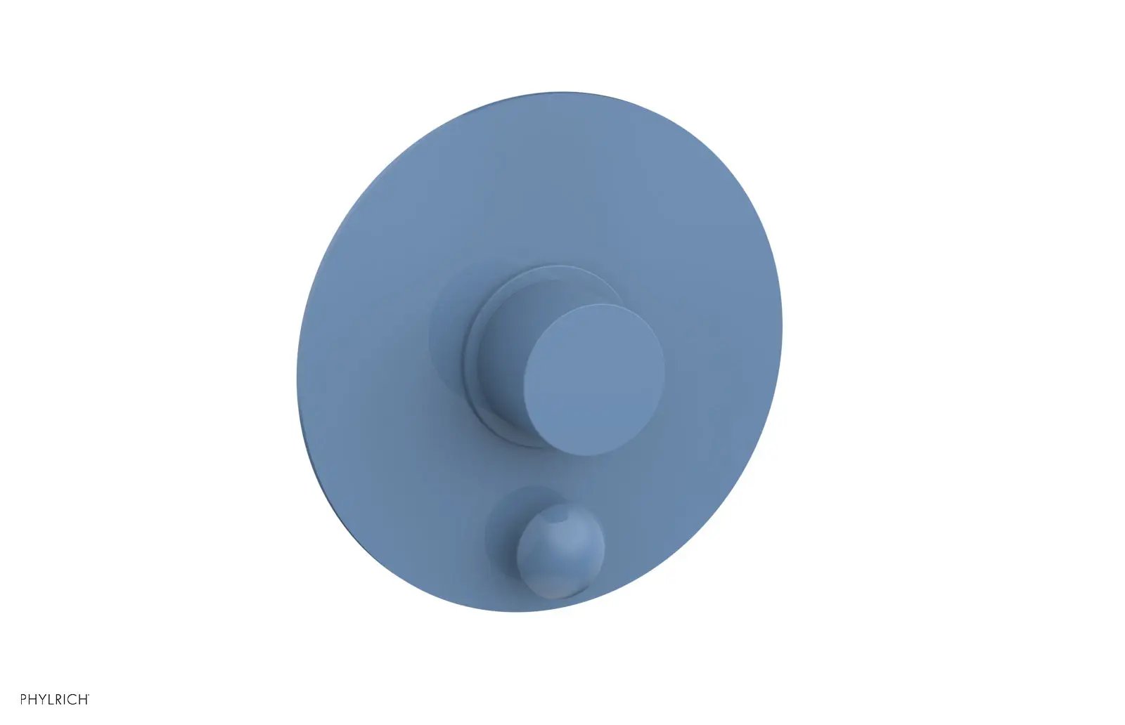 Phylrich BASIC II Pressure Balance Shower Plate with Diverter and Handle Trim Set by Phylrich