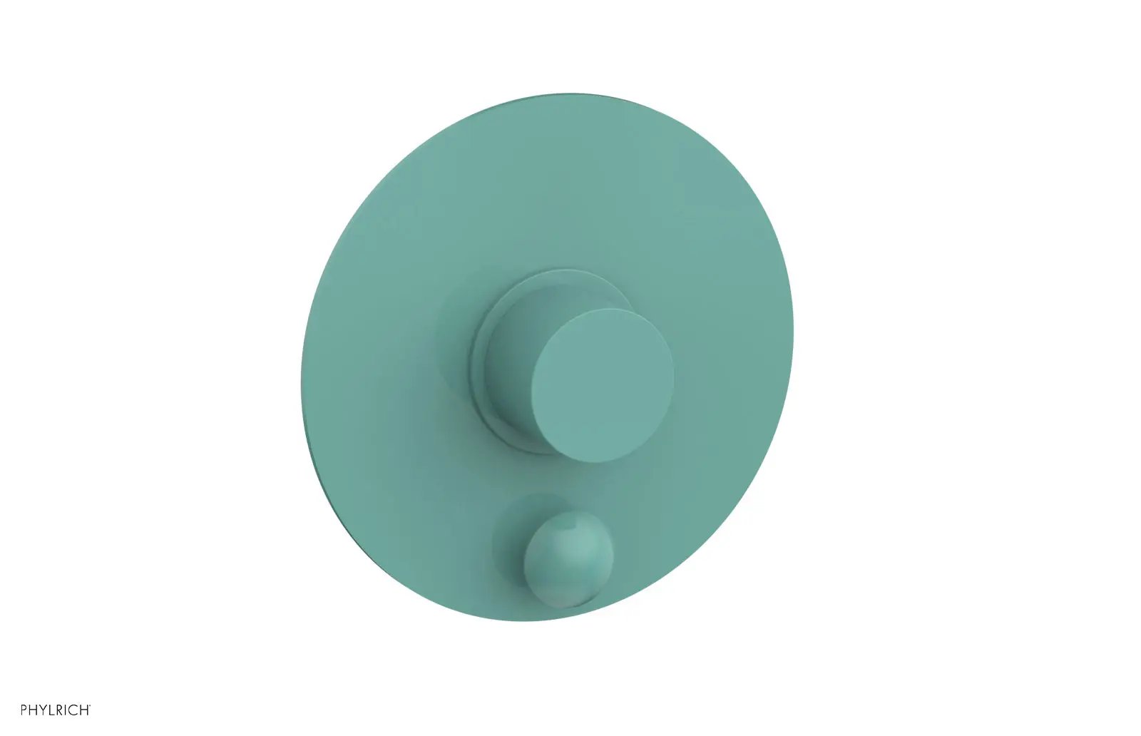 Phylrich BASIC II Pressure Balance Shower Plate with Diverter and Handle Trim Set by Phylrich
