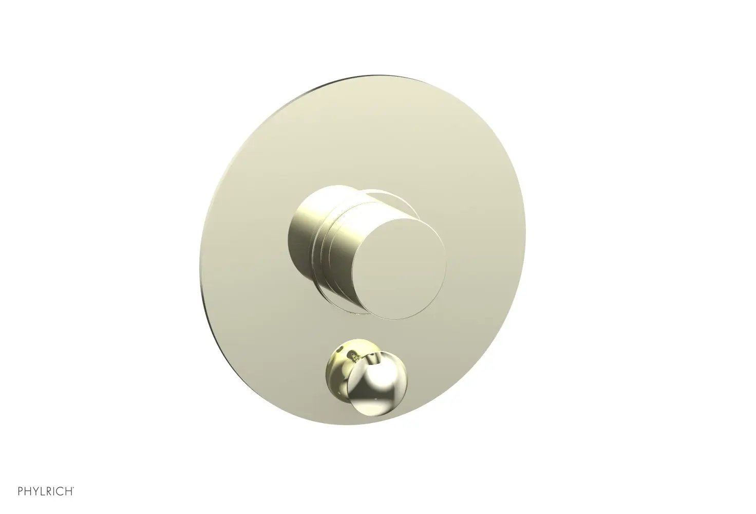 Phylrich BASIC II Pressure Balance Shower Plate with Diverter and Handle Trim Set by Phylrich