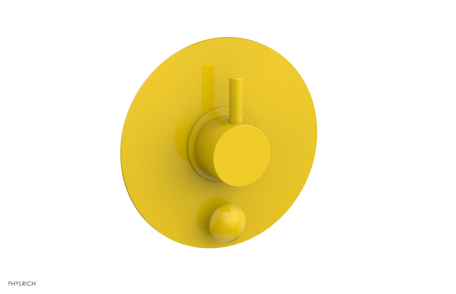 Phylrich BASIC II Pressure Balance Shower Plate with Diverter and Handle Trim Set