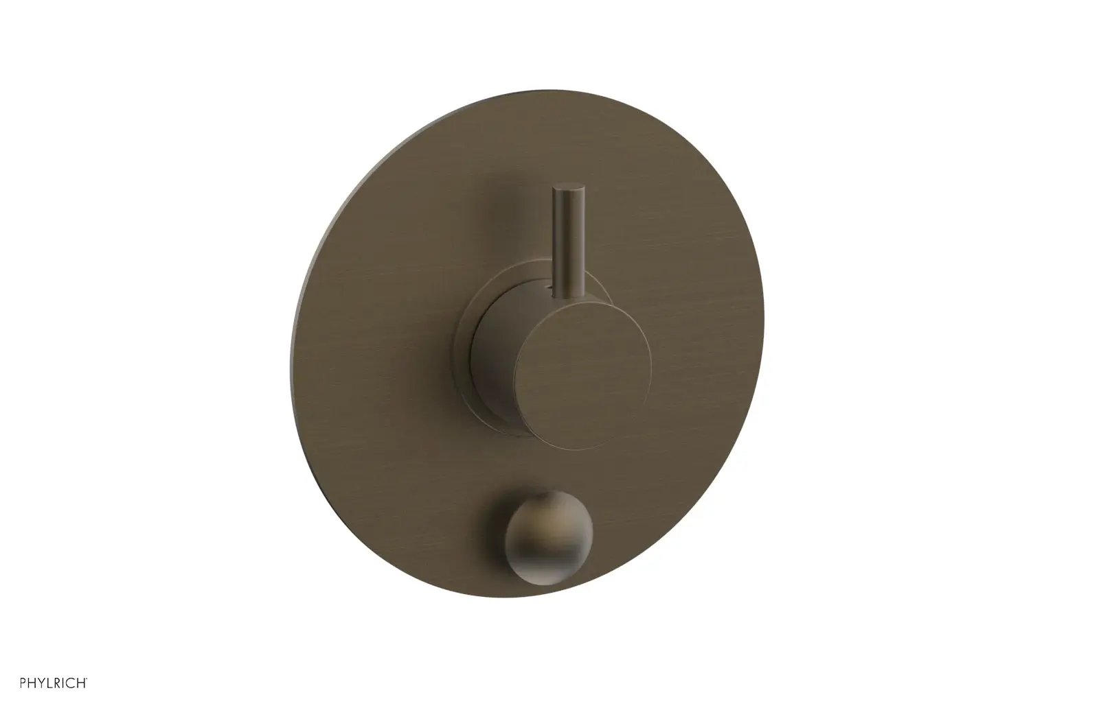 Phylrich BASIC II Pressure Balance Shower Plate with Diverter and Handle Trim Set by Phylrich