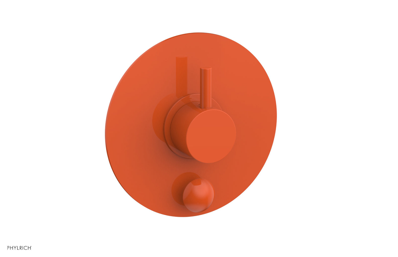 Phylrich BASIC II Pressure Balance Shower Plate with Diverter and Handle Trim Set