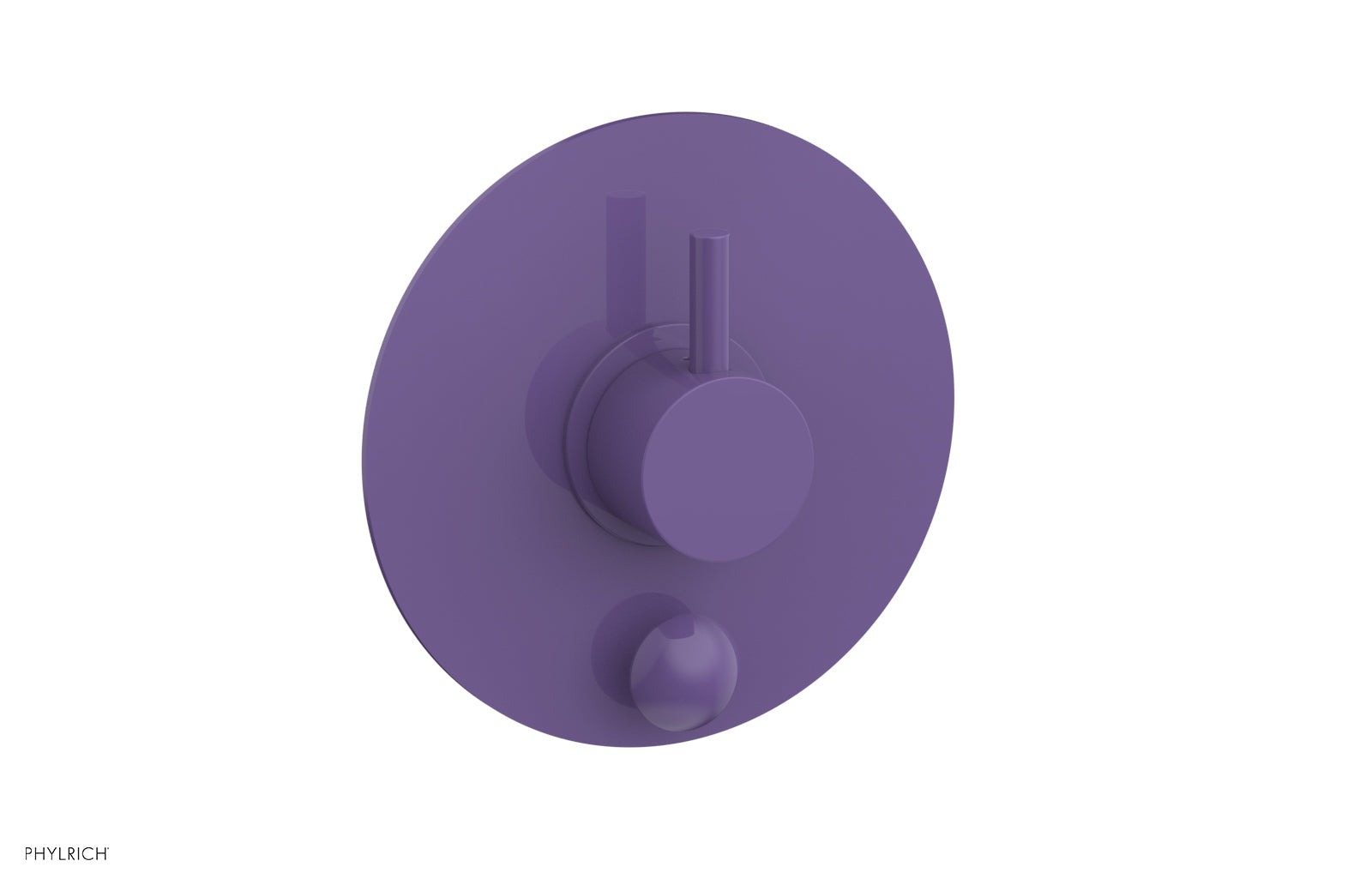 Phylrich BASIC II Pressure Balance Shower Plate with Diverter and Handle Trim Set