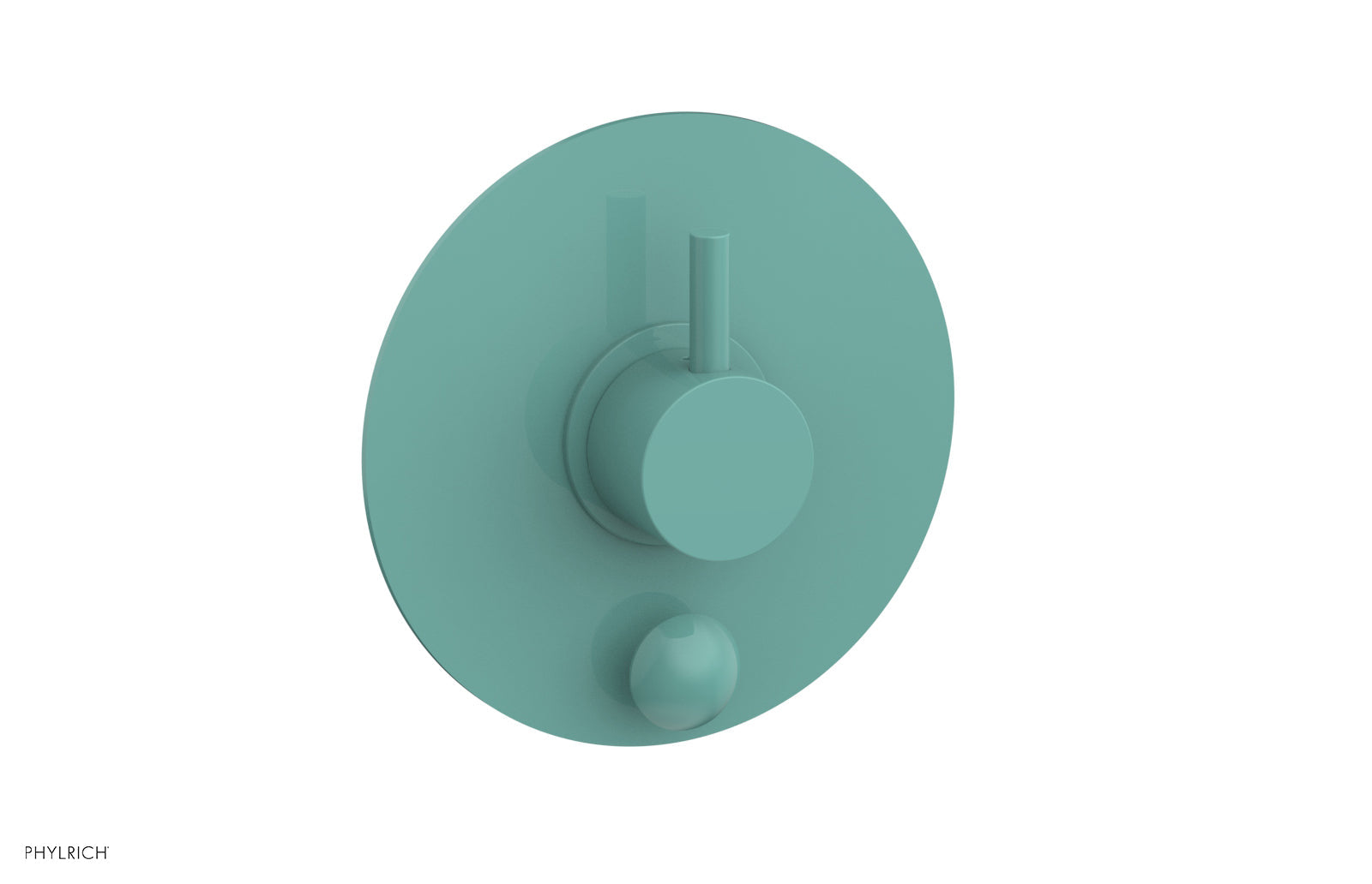 Phylrich BASIC II Pressure Balance Shower Plate with Diverter and Handle Trim Set