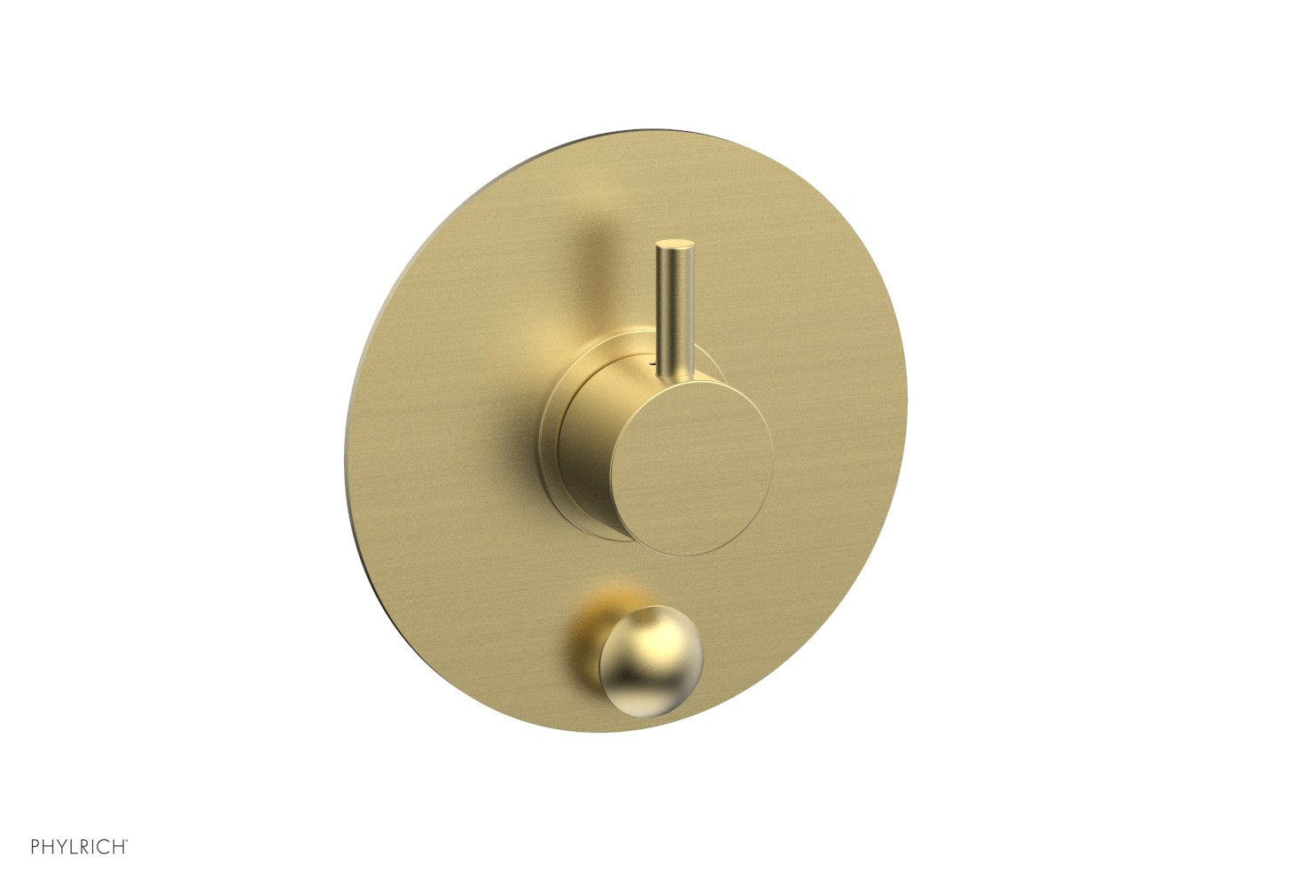 Phylrich BASIC II Pressure Balance Shower Plate with Diverter and Handle Trim Set