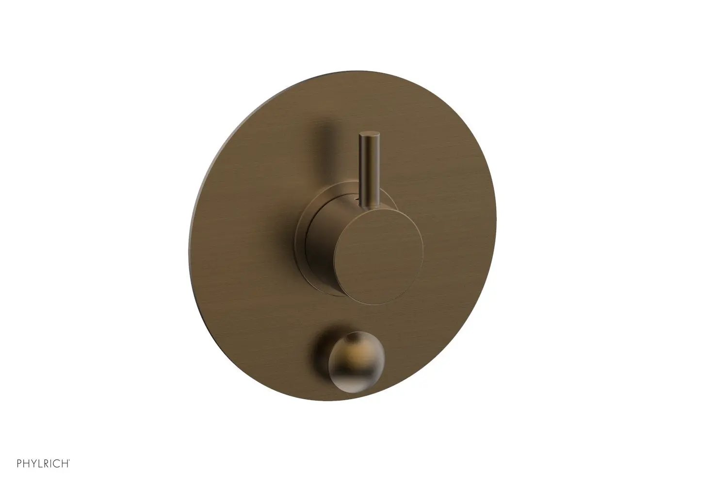 Phylrich BASIC II Pressure Balance Shower Plate with Diverter and Handle Trim Set by Phylrich