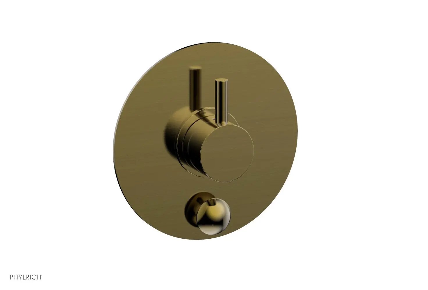 Phylrich BASIC II Pressure Balance Shower Plate with Diverter and Handle Trim Set by Phylrich