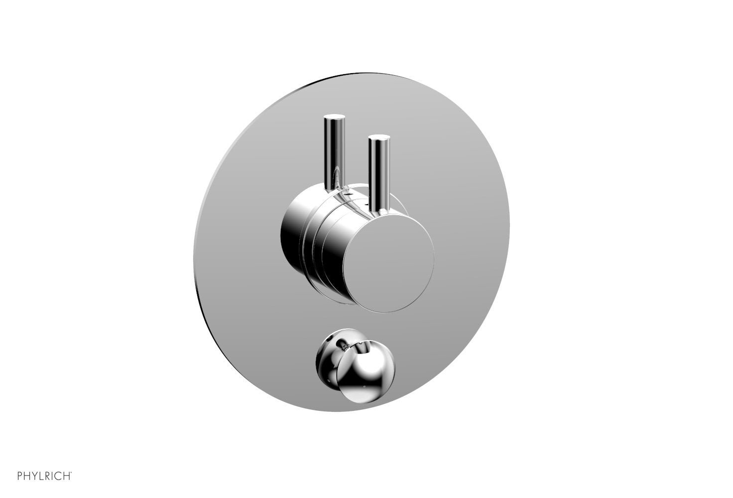 polished chrome shower plate