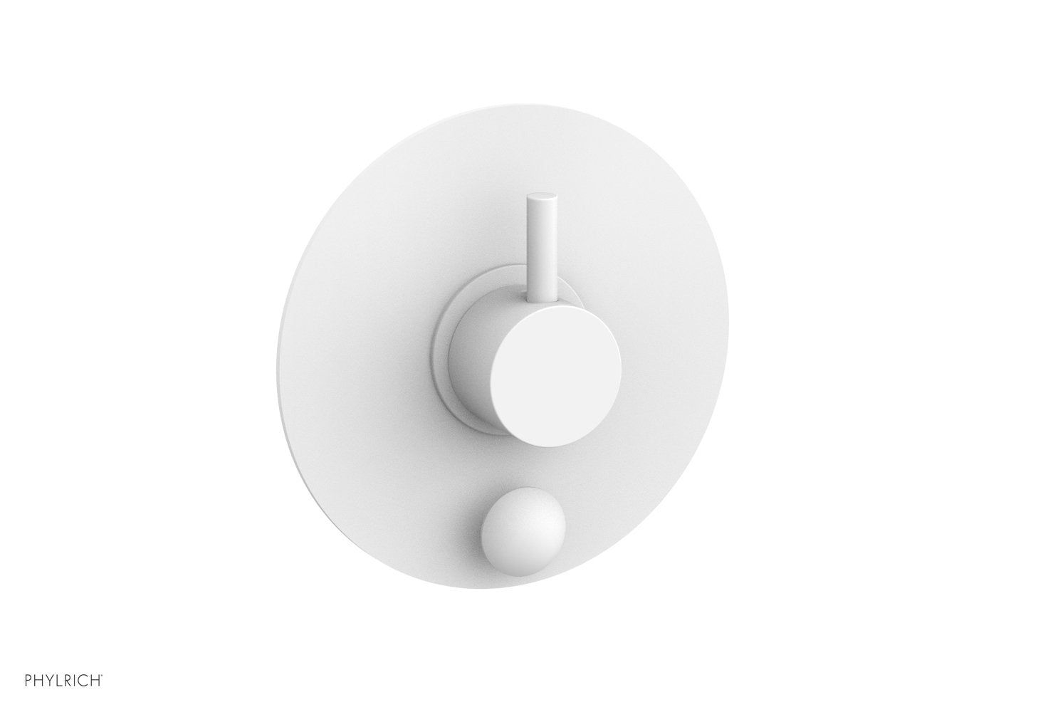 Phylrich BASIC II Pressure Balance Shower Plate with Diverter and Handle Trim Set