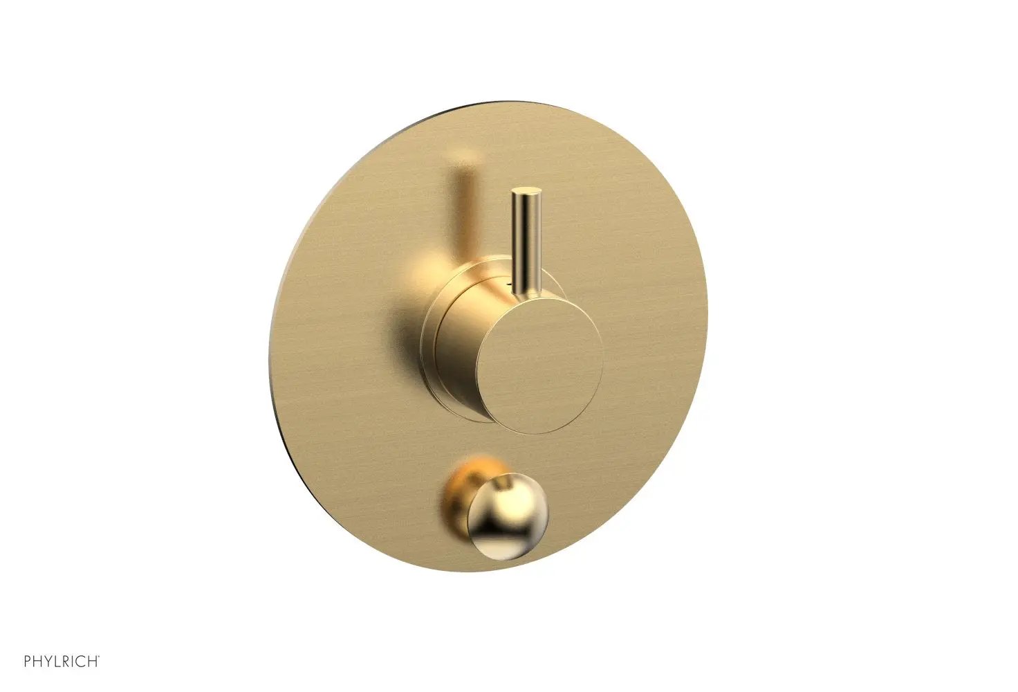 Phylrich BASIC II Pressure Balance Shower Plate with Diverter and Handle Trim Set by Phylrich