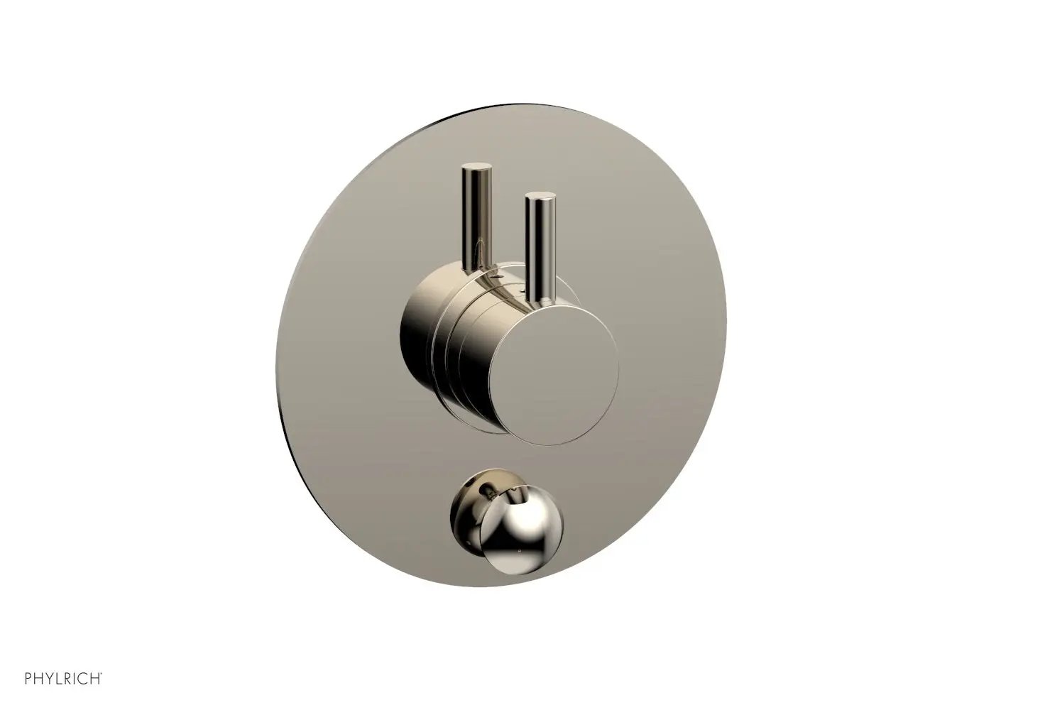 Phylrich BASIC II Pressure Balance Shower Plate with Diverter and Handle Trim Set by Phylrich