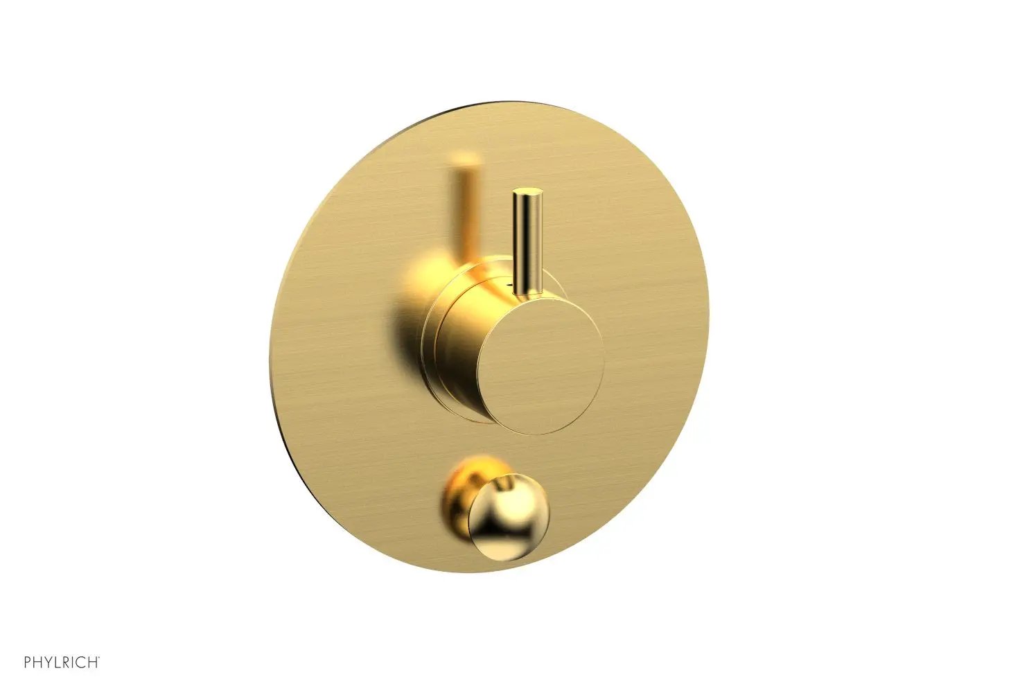 Phylrich BASIC II Pressure Balance Shower Plate with Diverter and Handle Trim Set by Phylrich