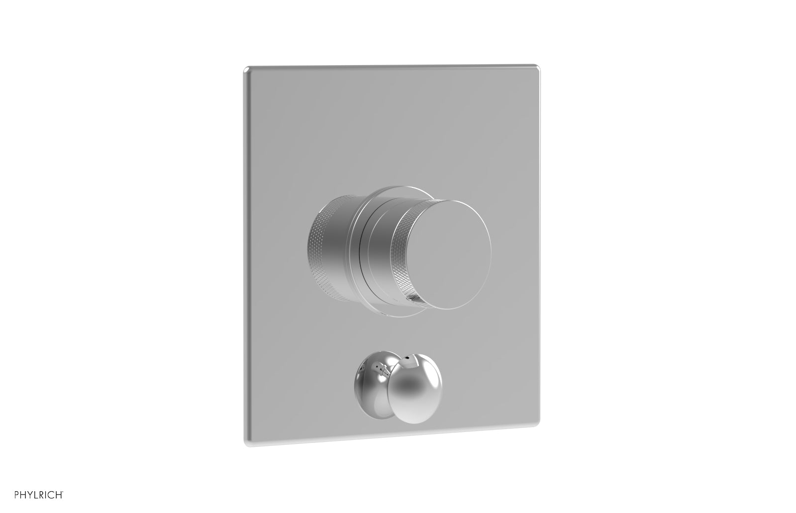 polished chrome shower plate