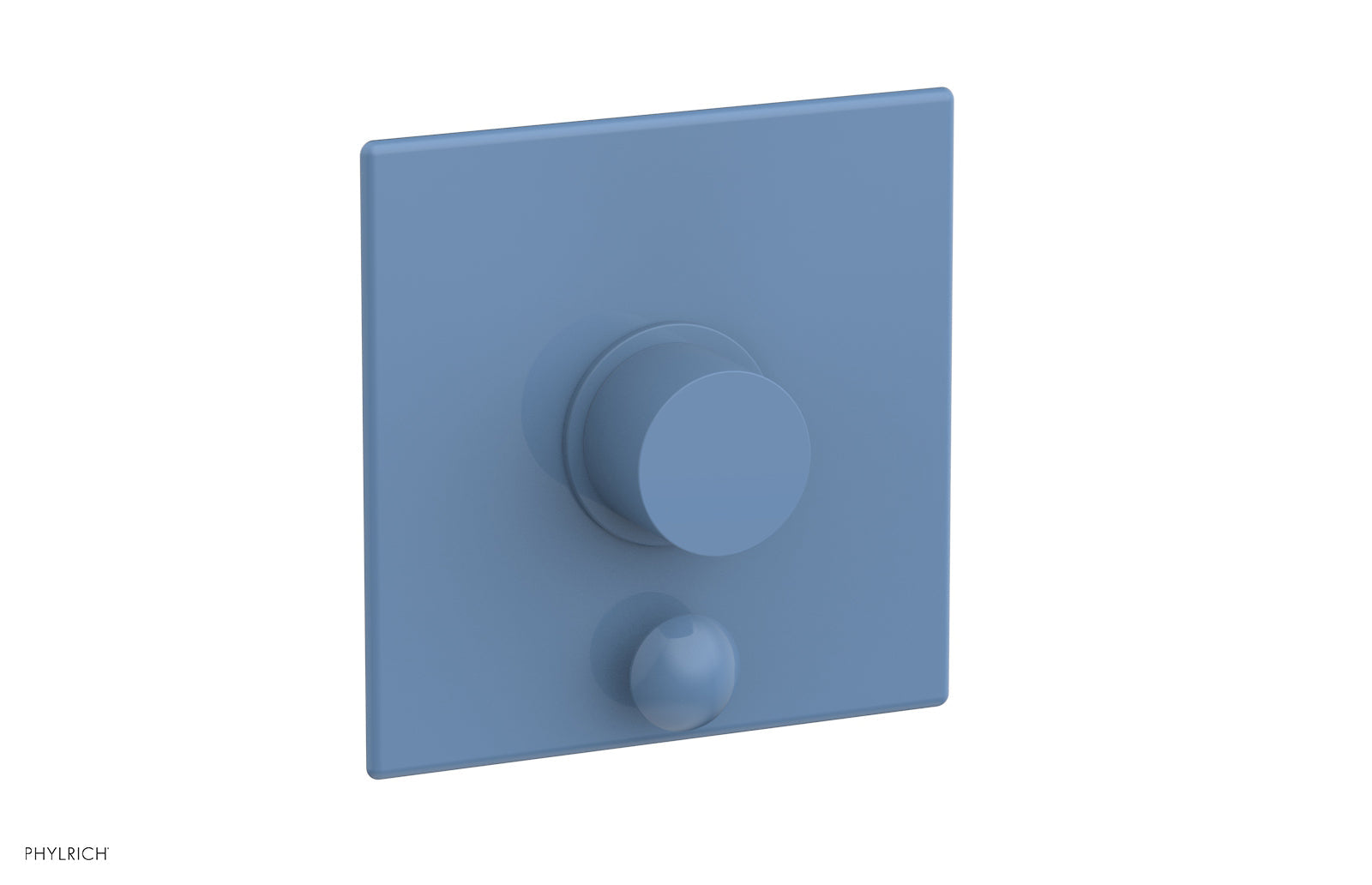 Phylrich BASIC II Pressure Balance Shower Plate with Diverter and Handle Trim Set