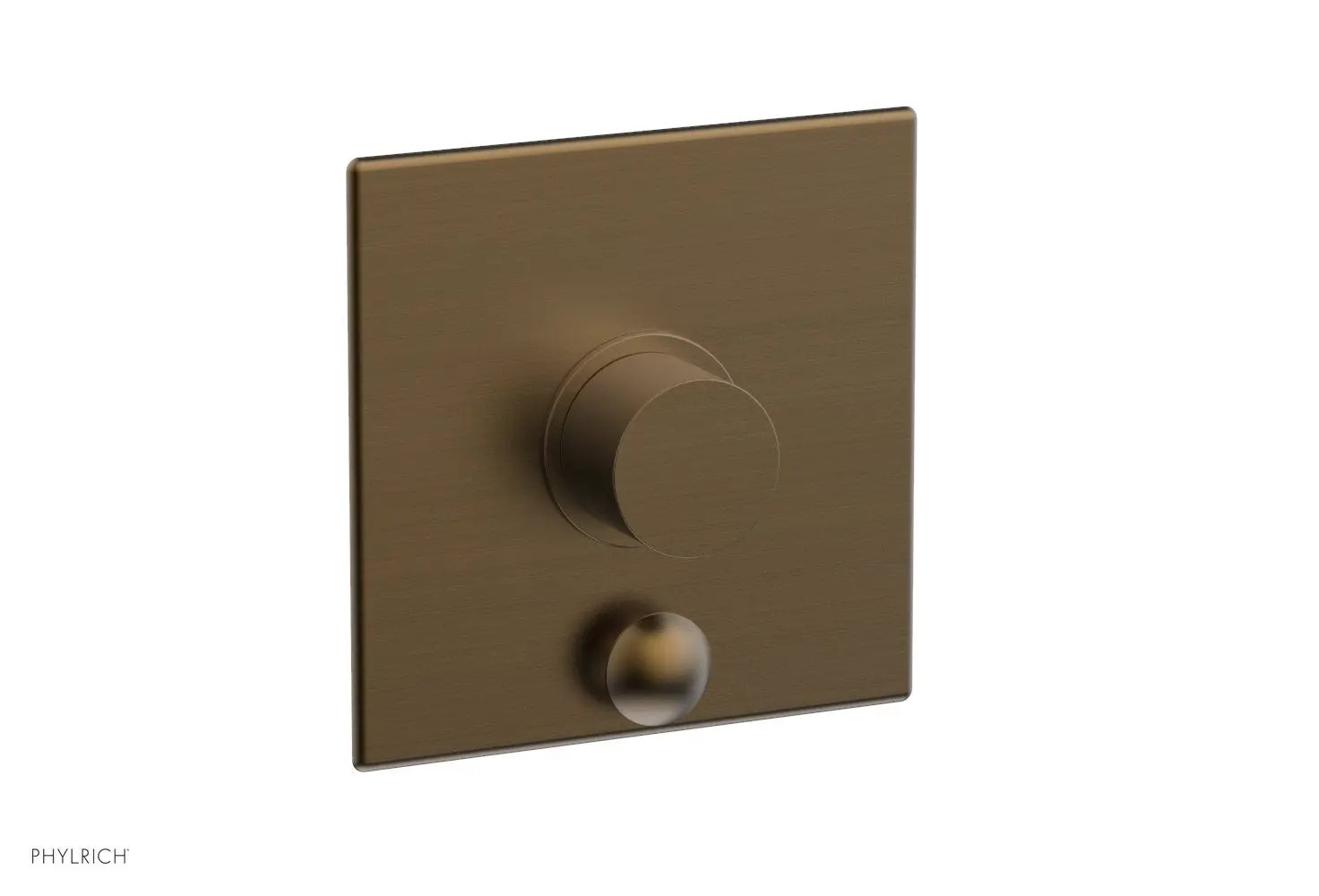 Phylrich BASIC II Pressure Balance Shower Plate with Diverter and Handle Trim Set by Phylrich