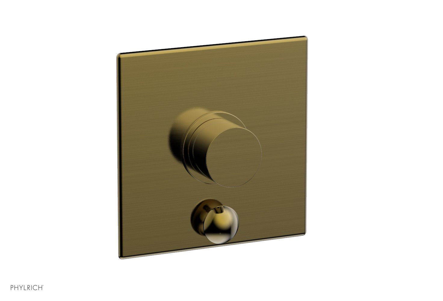 Phylrich BASIC II Pressure Balance Shower Plate with Diverter and Handle Trim Set