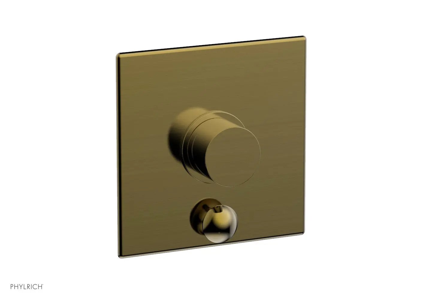 Phylrich BASIC II Pressure Balance Shower Plate with Diverter and Handle Trim Set by Phylrich