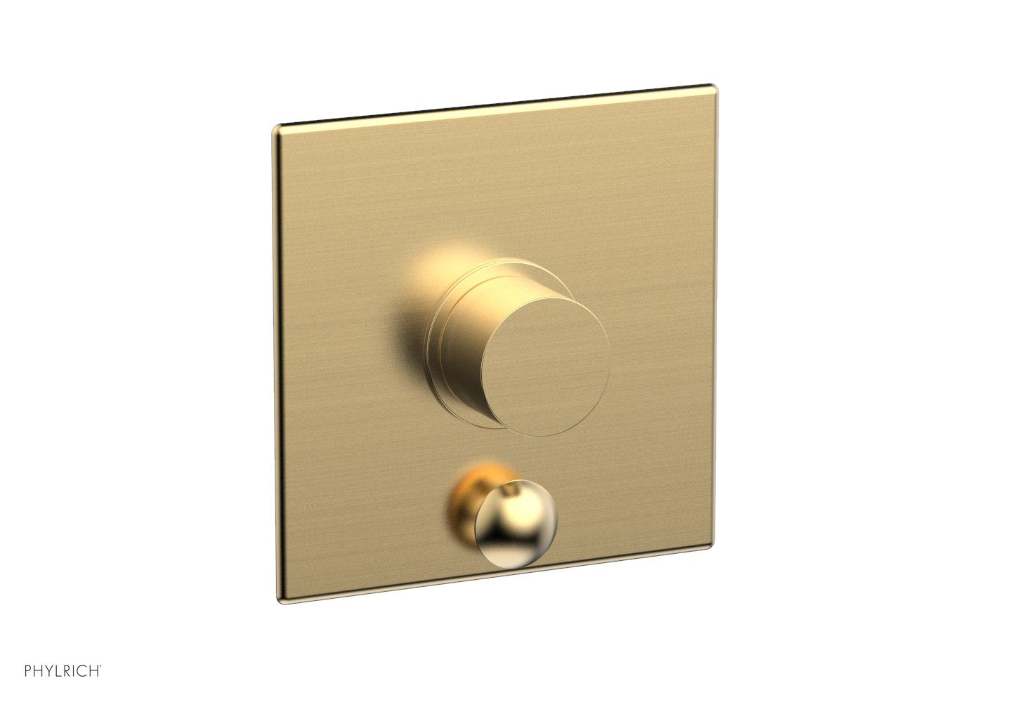 Phylrich BASIC II Pressure Balance Shower Plate with Diverter and Handle Trim Set