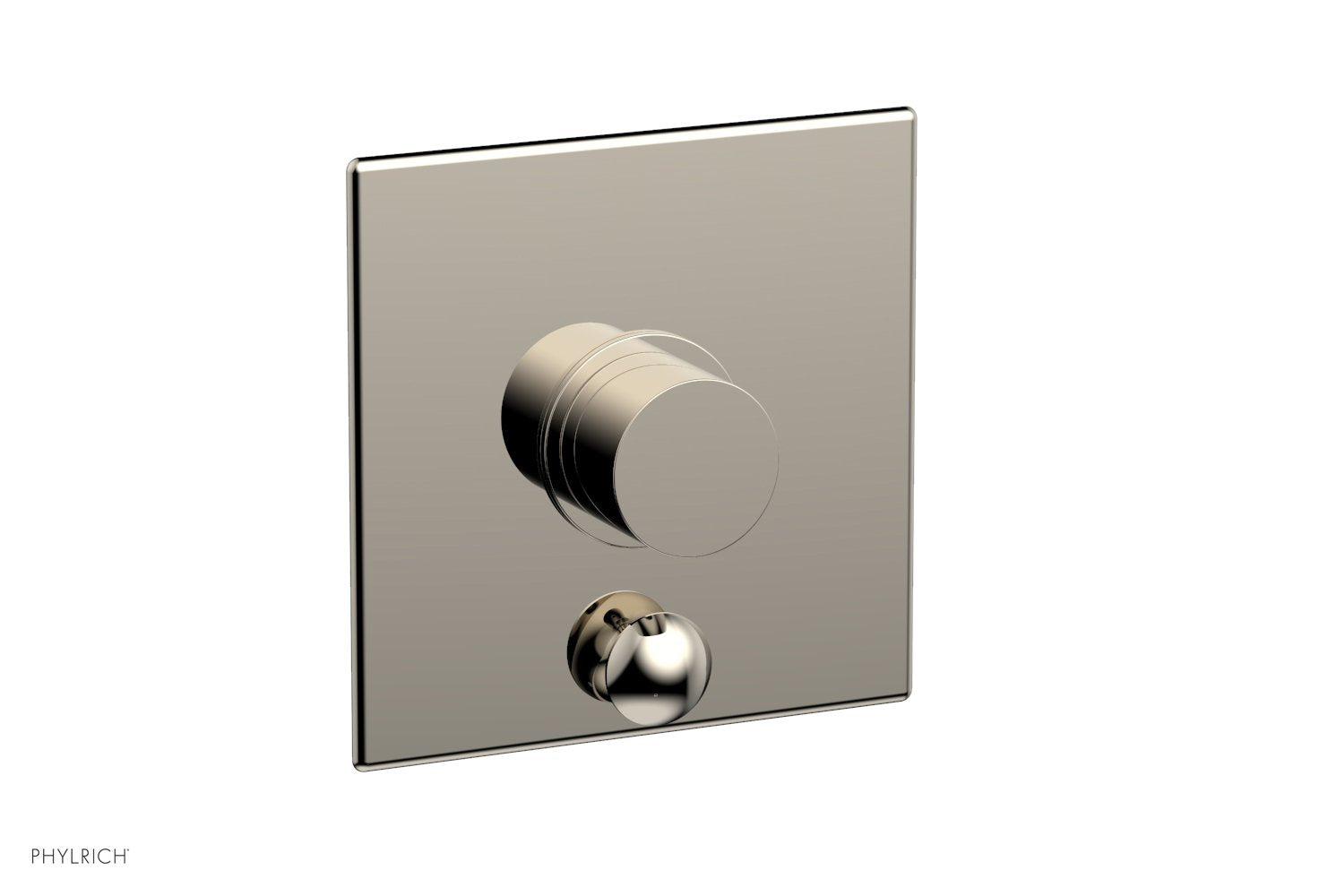 Phylrich BASIC II Pressure Balance Shower Plate with Diverter and Handle Trim Set