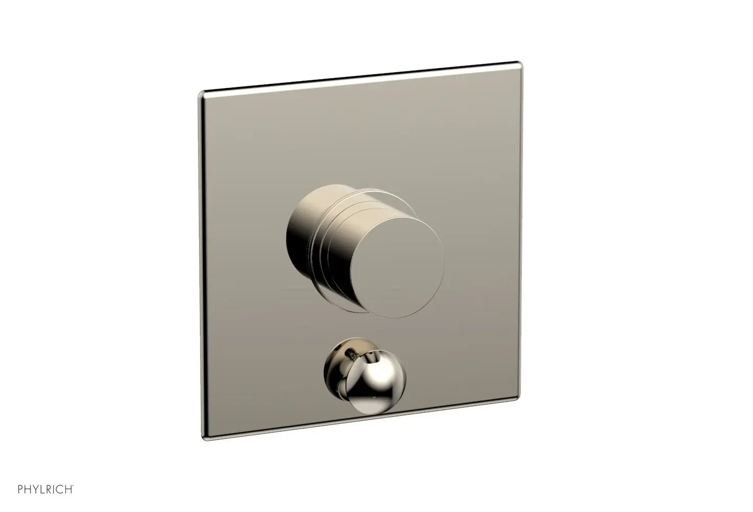 Phylrich BASIC II Pressure Balance Shower Plate with Diverter and Handle Trim Set by Phylrich